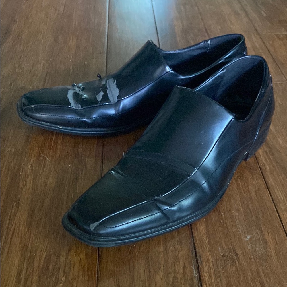 Marc Anthony Men's Black Dress Shoes 10.5